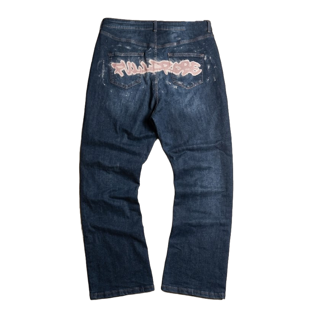 Jeans Flared unisex customizzato.