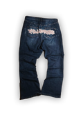 Jeans Flared unisex customizzato.